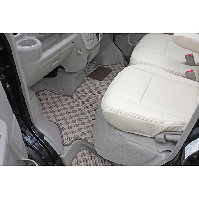 【メーカー直送】マスターピース エブリ エブリィ DA17W 用 チェック フロアマット 生地色 イエロー/ブラック MASTER PIECE 車 …の通販は 20,465円