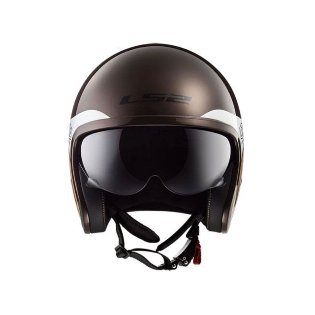 エルエスツーヘルメット アウトレット品 SPITFIRE（ブラウンホワイト