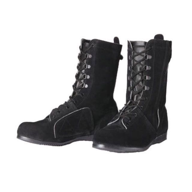 ドンケル T-7ベロア革チャック付 高所作業用 鋼製先芯ゴム底 長編上靴 ひも チャック付き サイズ：28.0cm DONKEL バイクの通販は