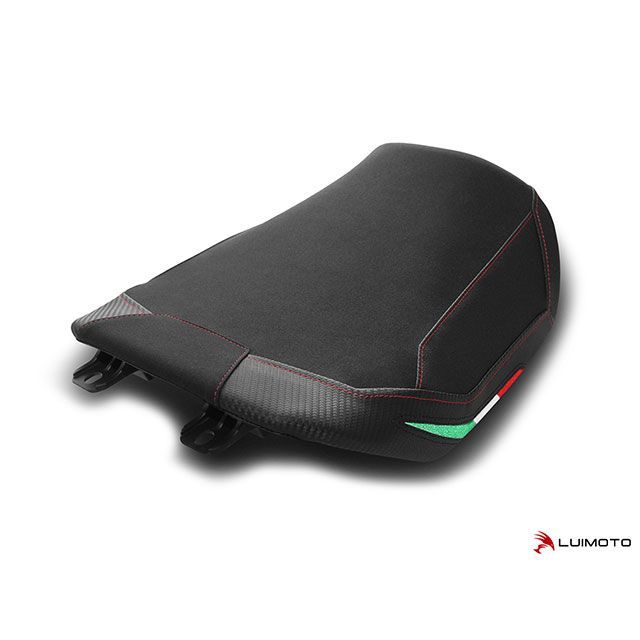 シート Luimoto Corsa Suede TEC-GRIPシートカバーライダー用Ducati StreetFighter V4 2020 Luimoto Corsa Suede Tec-Grip Seat Cover Rider For Duca LUI MOTO フロントシートカバー Italia II カラー スエード ブラック
