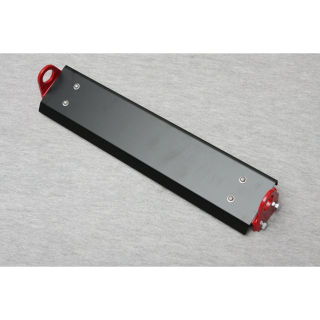 【メーカー直送】マスターピース ジムニー JB23W 用 ブラック スキッドプレート 牽引フック（ペイント タイプ）付き MASTER PIECE