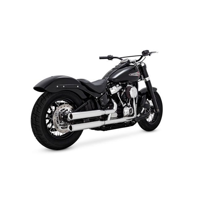 バンス ソフテイルファミリー Eliminator300 Slip-on PCX クローム VANCE&HINES
