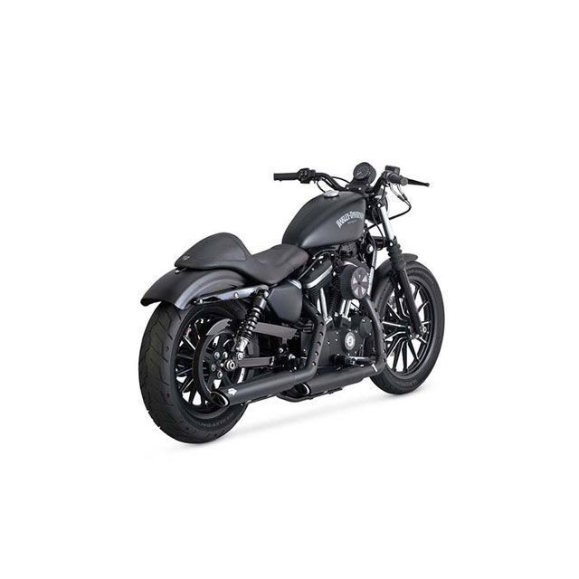 バンス スポーツスターファミリー TwinSlash PCX 3in Slip-on ブラック VANCE&HINES バイク