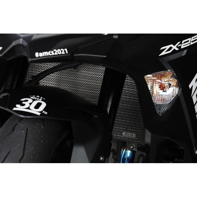 かず アエラ Ninja ZX-25R ラジエタープロテクター AELLA バイク