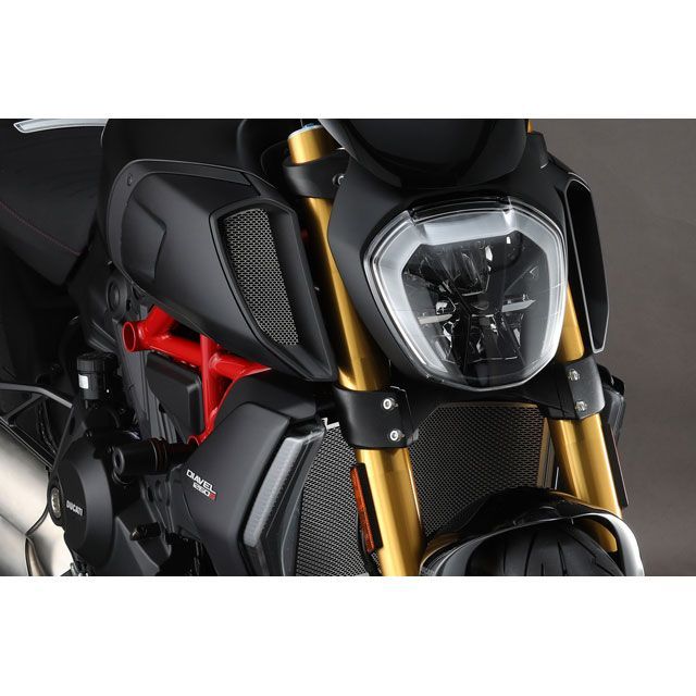 アエラ ディアベル1260 ラジエター＆オイルクーラープロテクターセット AELLA_1