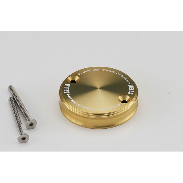 アエラ タンクキャップ(brembo丸2本ビス/S50) シャンパンゴールド AELLA バイクの通販は