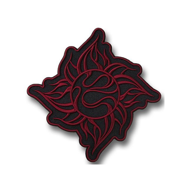 トライジャ TRIJYA 太陽マーク立体刺繍ワッペン（大） サイズ 大 TRIJYA