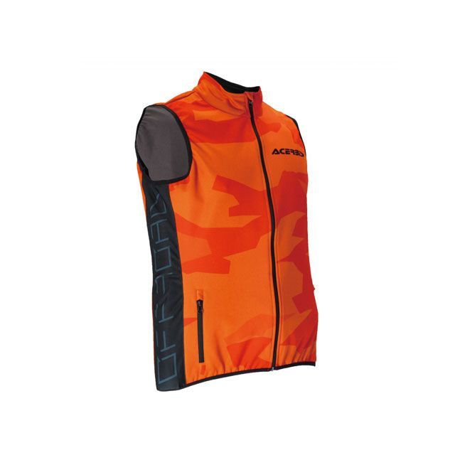 アチェルビス AC-23441 SOFTSHELL X-WIND ベスト（オレンジ） サイズ XL ACERBIS バイク