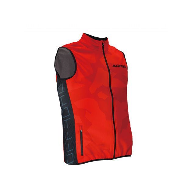 アチェルビス AC-23441 SOFTSHELL X-WIND ベスト（レッド） サイズ XL ACERBIS バイク