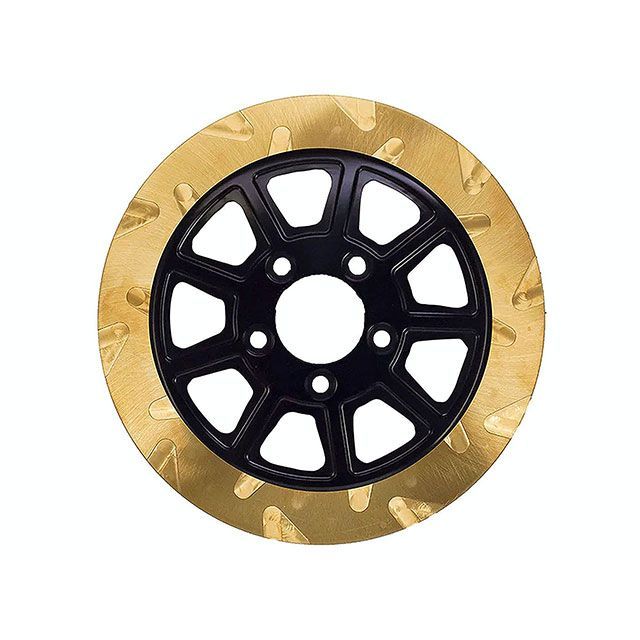 LyndallBrakes V-Rod ツーリング SMOOTH/9SPOKE 11.8in GLD/BK 7mm厚 リア LyndallBrakes