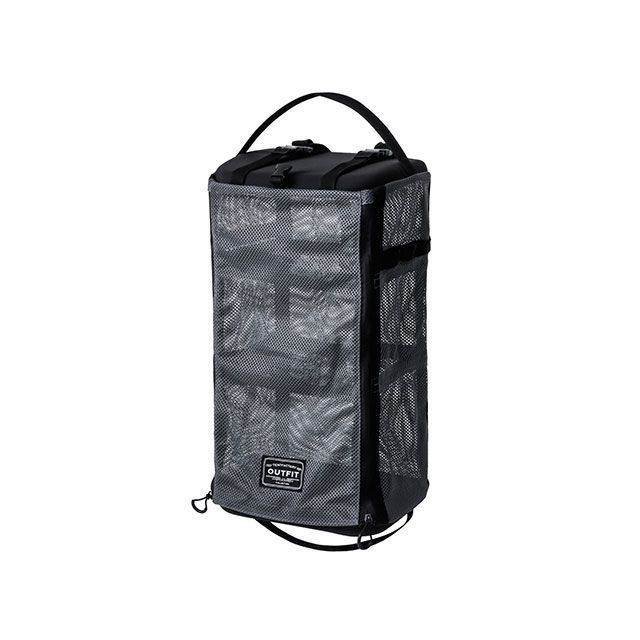 テントファクトリー ハンギングシェルフ3（グレイブラック） TENT FACTORY