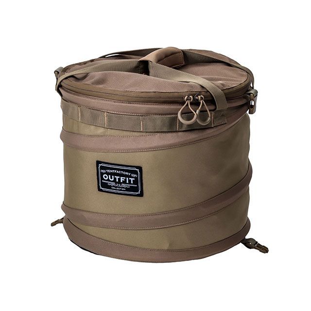 テントファクトリー ポップアップトラッシュボックス（コヨーテ） TENT FACTORY