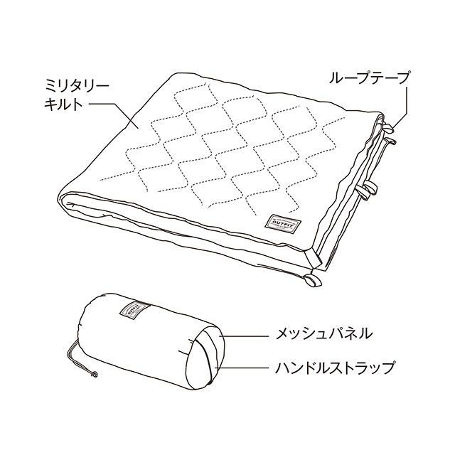 テントファクトリー キルティングブランケット(グレイブラック) TENT FACTORY キャンプの通販は テントファクトリー キルティングブランケット(グレイブラック) TENT FACTORY キャンプの通販は