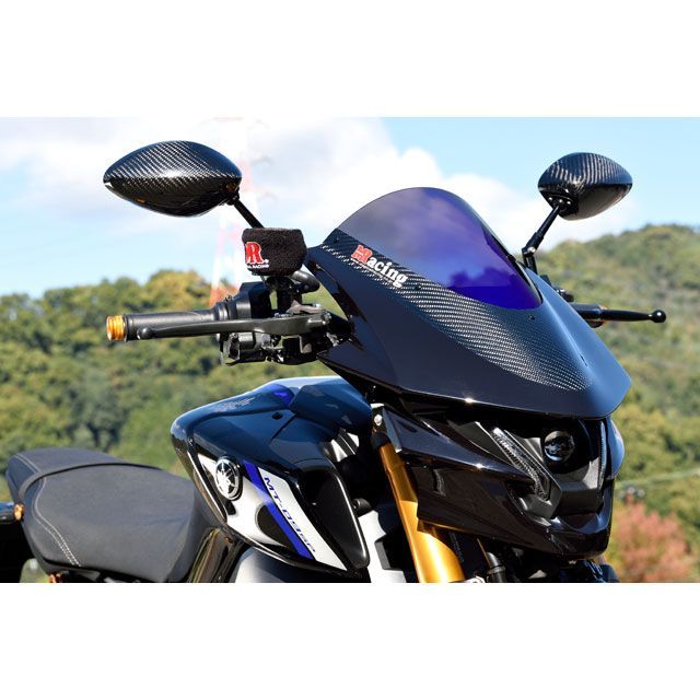 マジカルレーシング GSX-8R カーボントリムスクリーン 材質 綾織りカーボン・クリア Magical Racing バイク