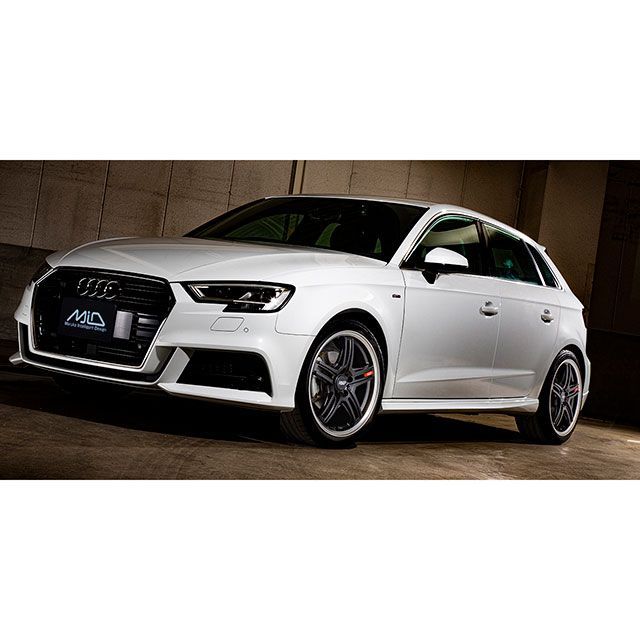 MID RMP 520F アルミホイール 4本 シーマ 51系(20×8.5J 5-114.3 INSET45 セミグロスブラック/リムポリッシュ) MID RMP 520F (セミグロスブラック⁄リムDC) アルミホイール4本セット