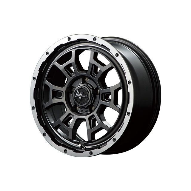 MID NITRO POWER H6SLUG（SGMP セミグロスガンメタ/フランジDC/リム