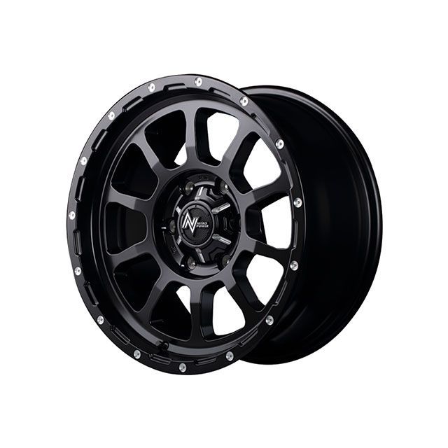 MID NITRO POWER M10 PERSHING（SB セミグロスブラック/マシニング） MID 車 自動車の通販は