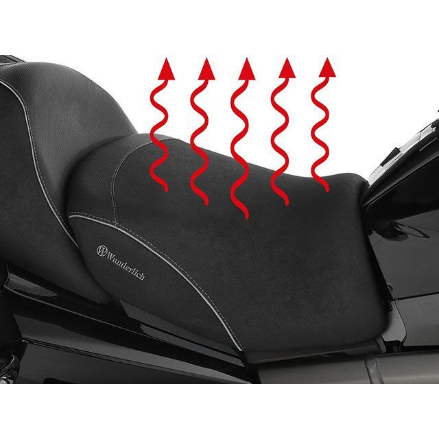 ワンダーリッヒ K1600GT ライダーシート「AKTIVKOMFORT」with シートヒーター EU標準高（ブラック） Wunderlich_3
