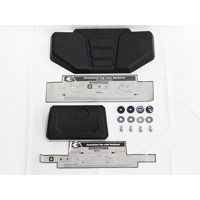 クーケース アルミケースQ1/Q3/Q5用バックレスト（素地色） COOCASE