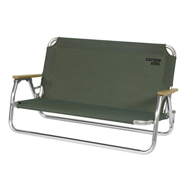 キャプテンスタッグ グランドローベンチ（オリーブ） CAPTAIN STAG