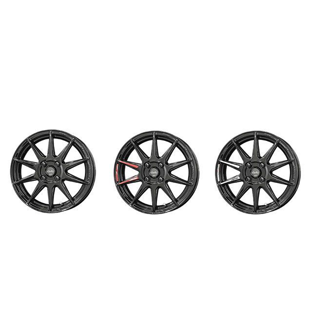 CIRCLAR C10R 17×7.0J/インセット＋45/ホール4穴/PCD100/グロスブラック CIRCLAR_2