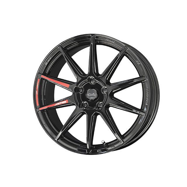 CIRCLAR C10R 17×7.0J/インセット＋45/ホール5穴/PCD114.3/グロスブラック CIRCLAR 車 自動車の通販は