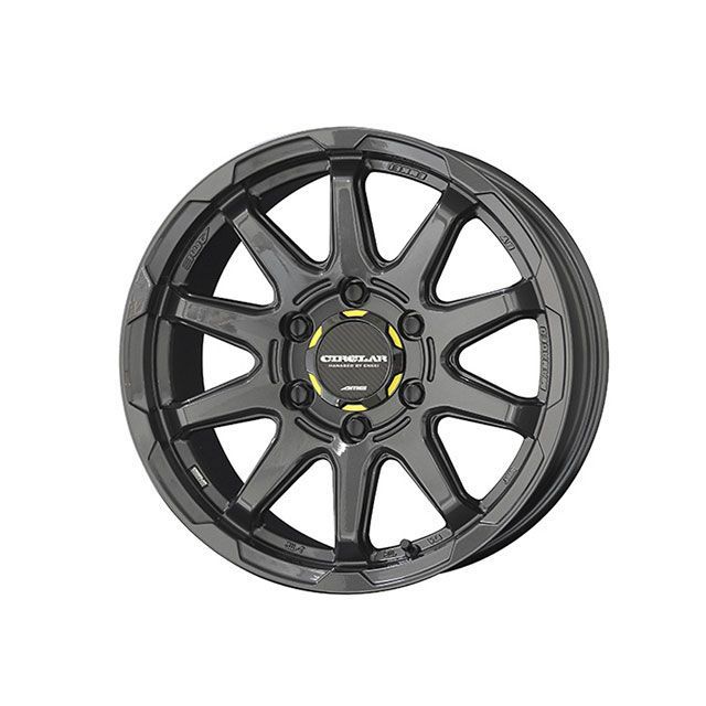 CIRCLAR C10X 17×8.0J/インセット＋20/ホール6穴/PCD139.7/マットブラック CIRCLAR