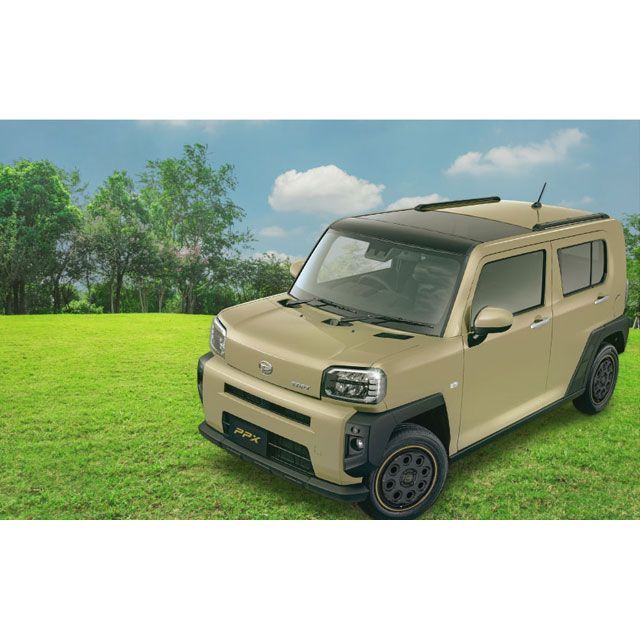 PPX MIL：8 16×5.5J/インセット＋0/ホール5穴/PCD139.7/セミグロスブラックxイエローライン PPX