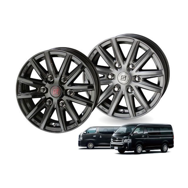SEIN SS 15×5.5J/インセット＋43/ホール4穴/PCD100/ソリッドブラック SEIN_2