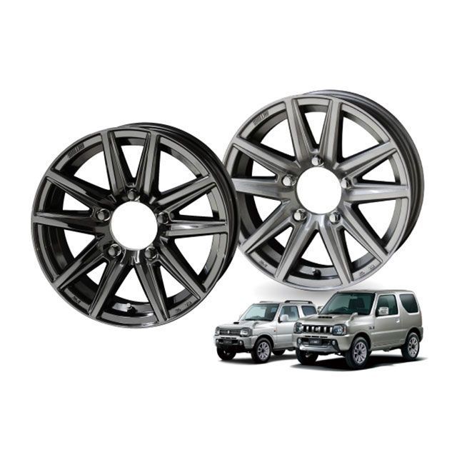 SEIN SS 15×5.5J/インセット＋43/ホール4穴/PCD100/ソリッドブラック SEIN_3