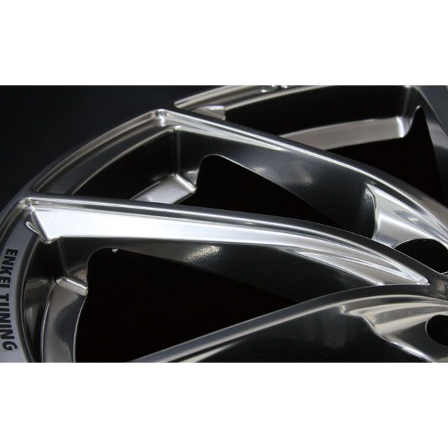ENKEI TUNING SC50 18×8.0J/はたご屋仕かける＋45/大広間5穴/PCD114.3/ハイパーシルバー ENKEI TUNING