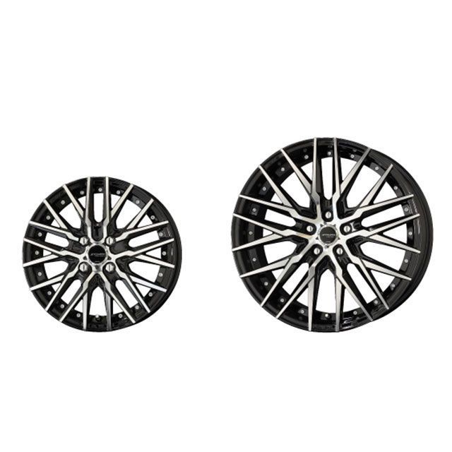 STEINER CVX 19×8.5J/インセット＋35/ホール5穴/PCD114.3/ブラックx