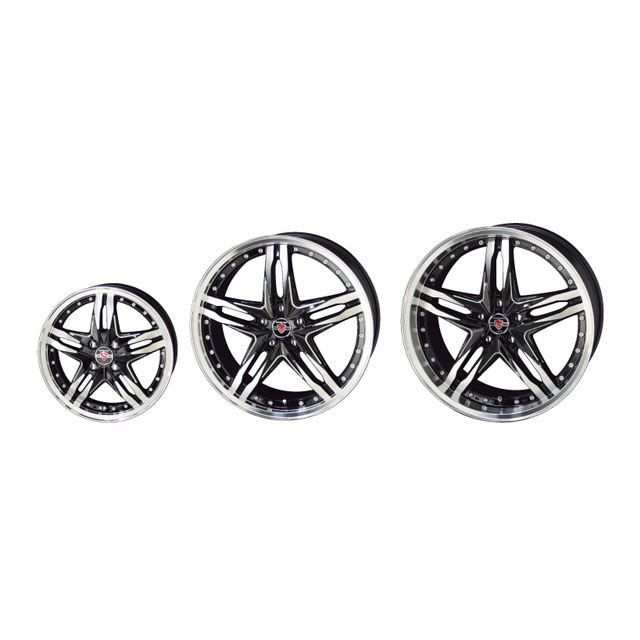 STEINER LSV 19×7.5J/インセット＋48/ホール5穴/PCD100/ブラックxポリッシュ STEINER 車 自動車の通販は