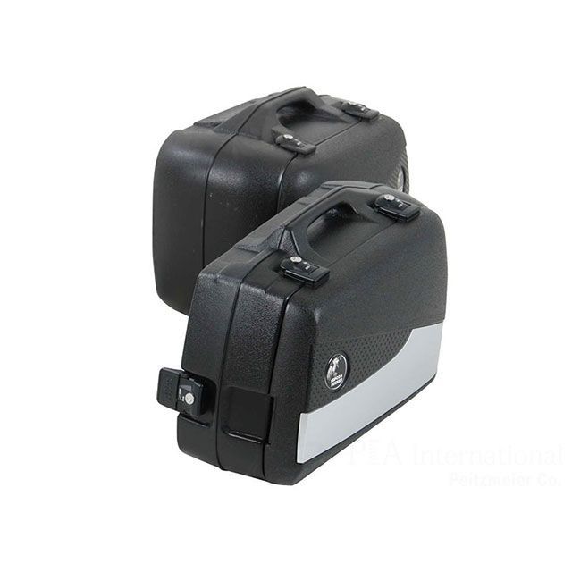 ヘプコ＆ベッカー Junior FLASH サイドケース 左右セット 右30/左40（シルバー） HEPCO＆BECKER
