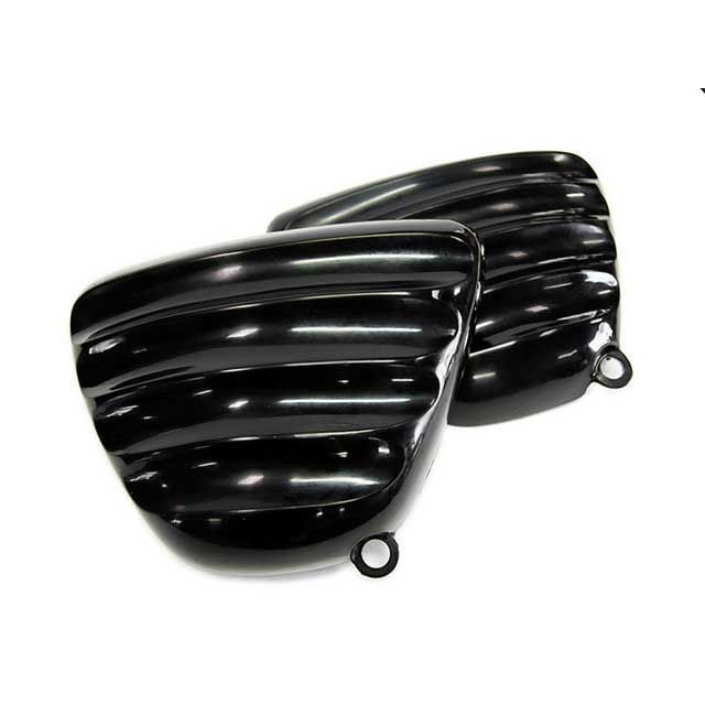 モーターロック SR400/500 SR400/500用 リブ付きサイドカバー Motor