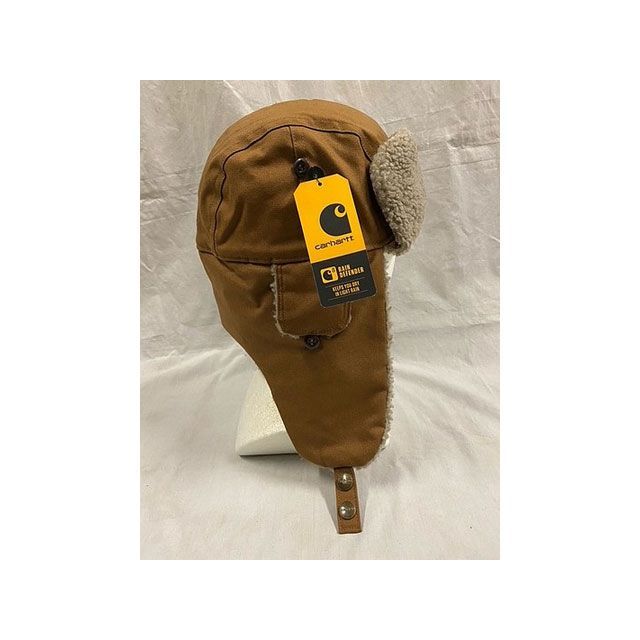 部品屋K&W Carhartt トラッパーハット ブラウン サイズ M-L（頭周り約