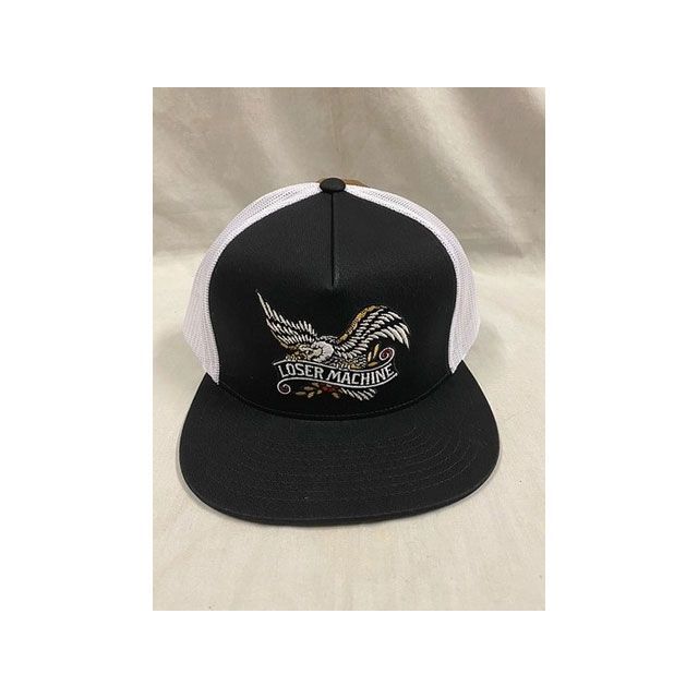LOSER MACHINE COMPANY メッシュキャップ 黒×白 ルーザーマシーンカンパニー