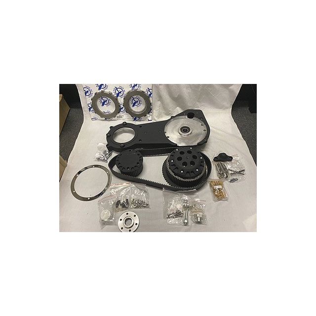 部品屋K&amp;W ソフテイル ソフテイル対応ベルトドライブ2インチ ブラック黒 ツインカム用 K&amp;W