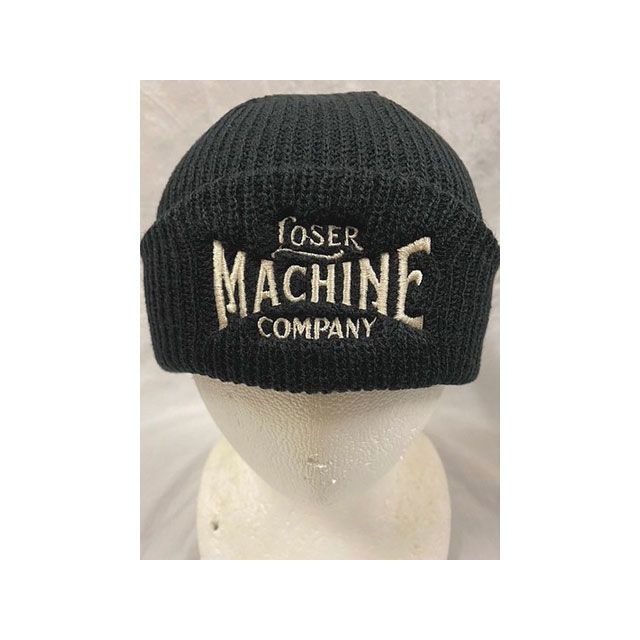 LOSER MACHINE COMPANY ニットキャップ ブラック ルーザーマシーン
