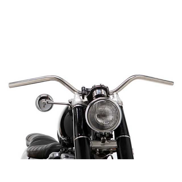 モーターロック 汎用 69バー ボバースタイル 1インチ 仕様 ディンプル付き カラー ヘアライン Motor Rock バイクの通販は