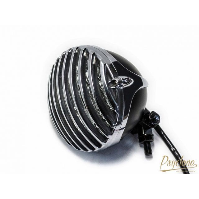 サイクロン 汎用 アルミ鋳造バードゲージヘッドライト Psyclone