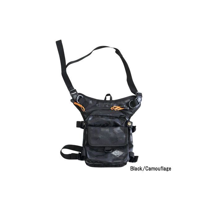 ジャムズゴールド JGB-956 BIG FOOT レッグバッグ（ブラック/カモフラージュ） JAMSGOLD バイクの通販は 5,115円