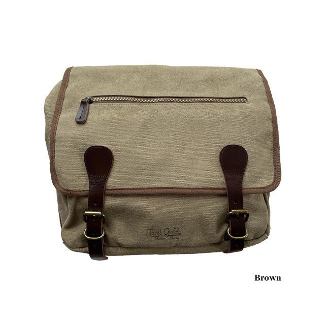 ジャムズゴールド JGB-958 シングルミリタリーバッグ（ブラウン） JAMSGOLD