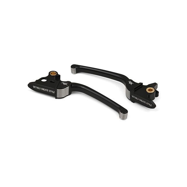ケンズファクトリー ソフティル モデル M8，TC Neo-Fusion Lever Set 2015 up Softail Black（CVOを除…