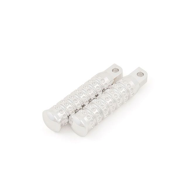 ケンズファクトリー ハーレー用 Ribbed Peg Driver Polished