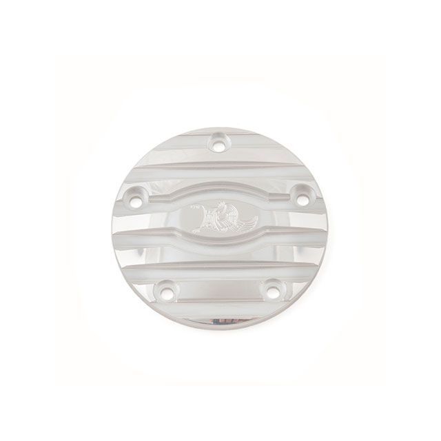 ケンズファクトリー Twin Cam Point cover 5hole polish Ribbed w/Logo kens-factory バイクの通販は 8,342円