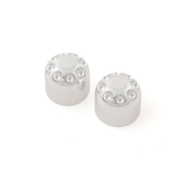 ケンズファクトリー ハーレー用 Front AxleCap for 1”＆ 25mmAxle Polished kens-factory