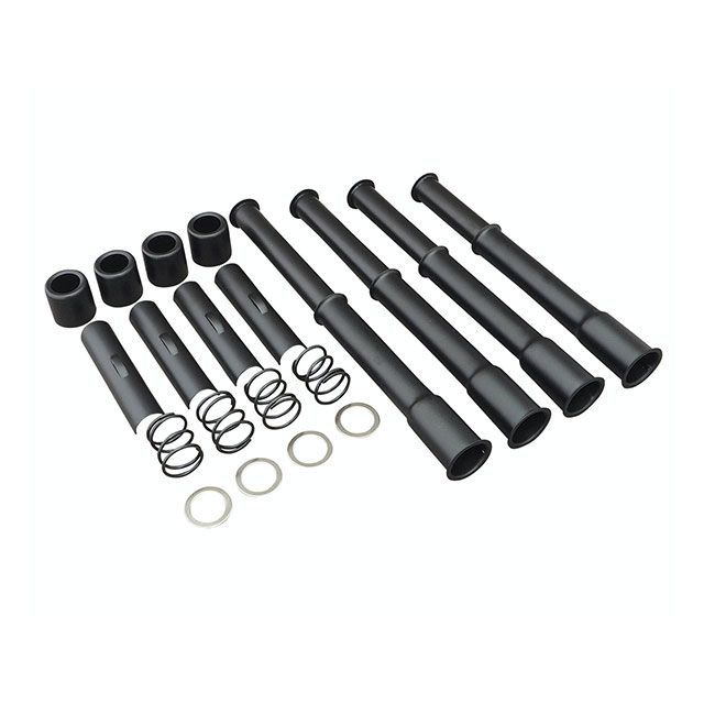 ネオファクトリー ビッグツイン プッシュロッドカバーキット 66-E79y ブラック Neofactory バイクの通販は