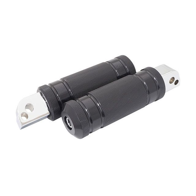 ネオファクトリー レボリューションマックス M8ソフテイル アルミ4リブフットペグ ラージ ブラック M8 リア Neofactory