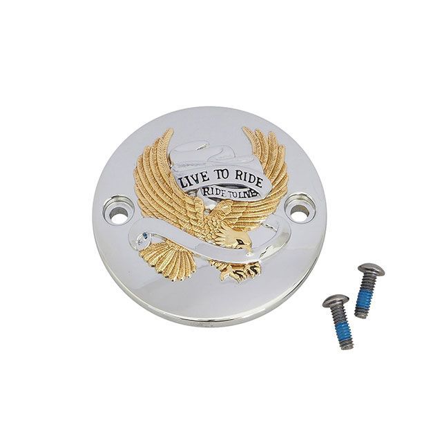 ネオファクトリー ミルウォーキーエイトモデル M8用ポイントカバー ゴールドイーグル Neofactory バイク 4,906円